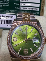 Rolex Oyster Perpetual 鑽石腕錶 rolex 18k 巿場唯一 極度稀有 Daytona not PP AP hermes lv dior