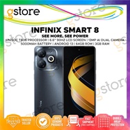 [Malaysia Set] Infinix Smart 8 (64GB ROM | 3GB RAM) 1 Year Infinix Malaysia Warranty