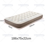 【COD】Kasur Angin KING Size 203 x 183cm/ Matras Kasur Angin Karet Sofa Bed Pompa Angin Listrik Pompa 