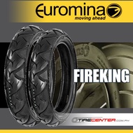 【Ready Stock】☸Mio Soul i 125 Tire Combo Front &amp; Rear 80/80-14 &amp; 100/80-14 Euromina Fireking Tubeless