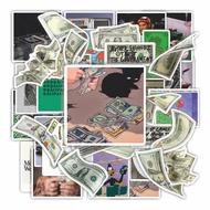 50 PCS Dollars A Stickers Waterproof Stickers – Ideal to Protect and Decorate Laptop Goods, hp, Bicy