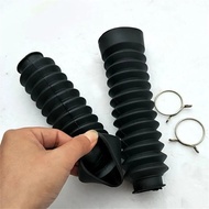2PCS Universal Motorcycle Front Fork Shock Absorber Dust Cover Rubber Dust Proof Sleeve For Suzuki G