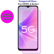♥Ready Stock【Anti-blue】 For Oppo Find X X2 X5 Pro Reno5 4G 6 6Z 7 7Z 7Pro 5G A5S A12 A16 A16K A5 A9 2020 A31 A52 A53 A54 A54S A55 A56 A57 5G A74 5G A92 A93 A94 A95 A96 Anti blue Light Ray Eye Care Tempered Glass Screen Protector Explosion-proof Film