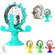 YGBG Cat Treats Dispenser Toy, Interactive 360° Rotating Slow Feeder,  Improve IQ Rotatable Wheel Fe
