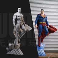 Superhero 1/24 ชุดรุ่นพิเศษ Superman Batman Hero 3D Printed GK White Model Soldier Model 6167 สำหรับ