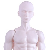 Doll Accessories 35cm Boy Doll Head White Skin Male Body 13.78 inch Man Dolls 1/6 BJD Boy Body For C