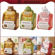 [SONONIA] Kids Money Security Box, Electronic ATM Saving Machine for Birthday Presents