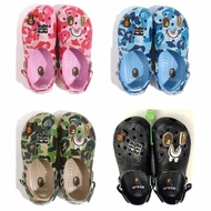 Crocs  Sandals for men and women Unisex Couple green Blue  Pink Black Bape  YABL ZM81