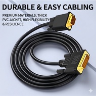DVI 24+1 to VGA Cable - DVI 24+5 to VGA Cable - DVI Cable for Projector Monitor TV