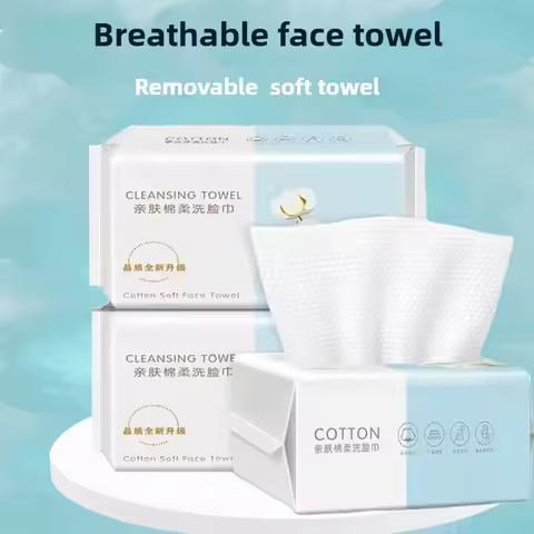 Reusable Thickened Face Towel, Pearl Cotton, Wet And Dry, Travel, Cleansing, Makeup Remover, Extract