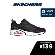 Skechers Women SKECHERS Street Tres-Air Uno Revolution-Airy Shoes - 177420-BLK Air-Cooled Memory Foam