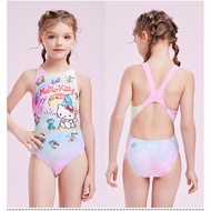 Zoke Kid Swimwear Cute Cartoon Printing Professional Training Swimsuit Swimming Costumes For Kids Gi