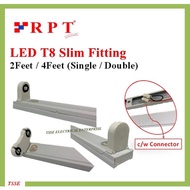 LED T8 Casing / LED T8 Fitting Single / Double Casing 2feet 4feet Casing