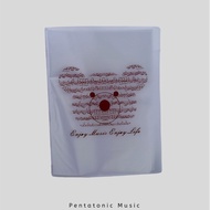 Bear Music Clear Holder White Map Score Music Pentatonic Gift File Paper