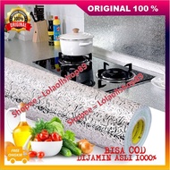 Kitchen Sticker Aluminum Wallpaper Sticker Wall Aluminum Foil 5m 100% ORIGINAL