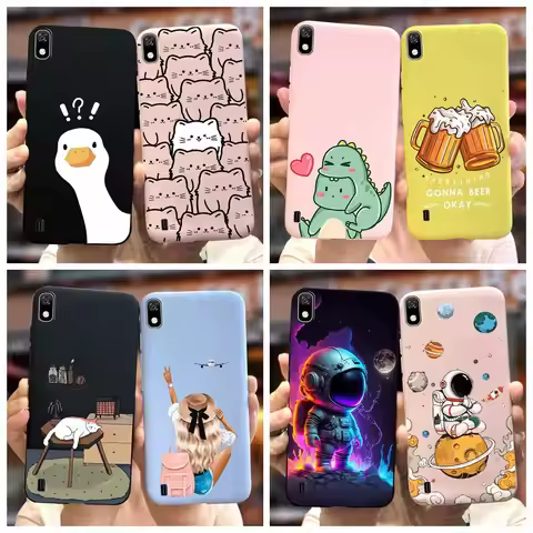 For Samsung Galaxy A10 Case SM-A105F Cute Fashion Cartoon Cover Soft TPU Phone Case For Samsung A10 