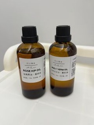 玫瑰果油，小麥胚芽油精油基礎油