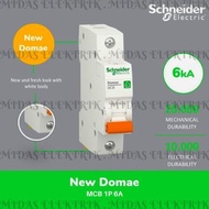 Mcb Schneider Domae C6 6A 6Amp 6Amper 6Ampere 1 Phase P 1Phase 1P