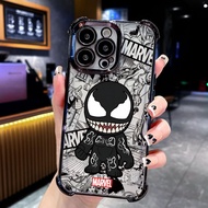 Cartoon Cute Marvel Venom Casing for Samsung Galaxy A73 A56 A55 A54 A52 A50 A36 A35 A34 A33 A32 A26 