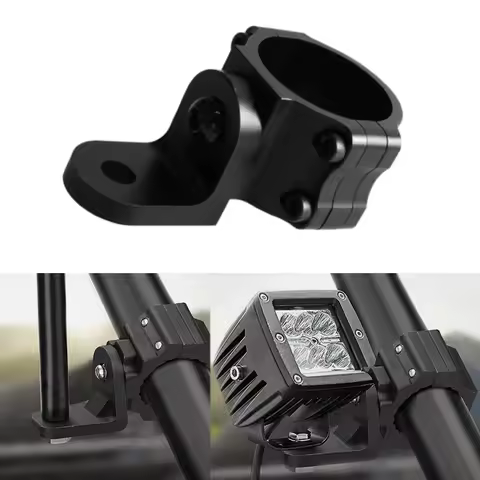 UTV LED Whip Light Mounts UTV Flag Mount Led Antenna Brackets For 1.75"-2" ATV Roll Bar for Polaris 
