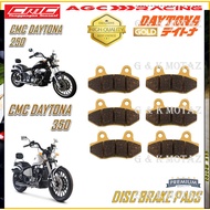CMC DISC BRAKE PADS  DAYTONA 250 DAYTONA 350 GOLD QUALITY G&K