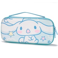 Cute Cinnamoroll Carrying Case for Nintendo Switch &amp; OLED Mode, Portable Travel Bag with 10 Game Card Slots Storage Bag Console Joy-Con &amp; Accessories