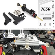 SL Motorcycle Accessories Aluminum Steering Stabilize Damper kit For Street Triple 765RS 765R 765 R 