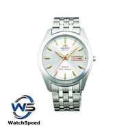 Orient RA-AB0033S Old School Automatic Japan Movt Silver Dial Stainless Steel Men's Watch