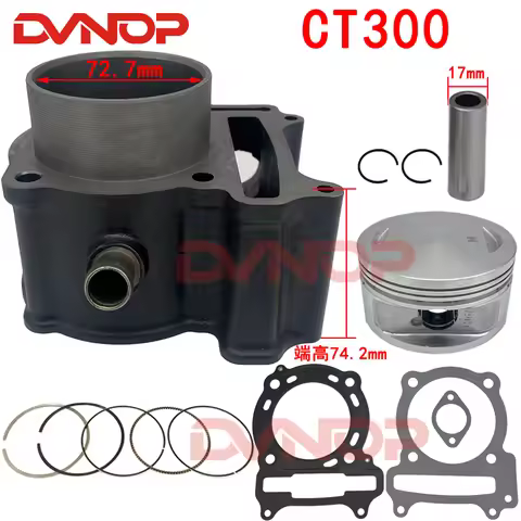Scooter Cylinder Kit 72.7mm For Kymco Agility 300 X-Town 300cc 12100-ABD2-900 Motorcycle 4T Engine P