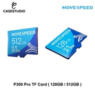 MOVESPEED P300 Pro TF Card, 100MB/s Read, 60MB/s Write, 4K UHD, A2 App Performance, V30, U3, Wide Co