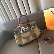 [Liuyue Boutique] High-quality canvas biker bag, handbag with multiple pockets, classy and stylish.