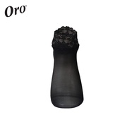 ORO Lace Support Anklet Stockings