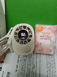 全新衣夾式超輕強風風扇仔