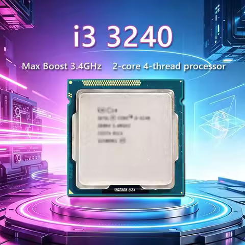 For Intel Core i3 3240 3.4GHz 2-Core 3MB Cache CPU Processor LGA 1155 Loose Pie