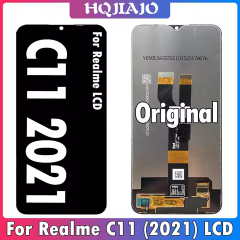 6.52" Original For Realme C11 2021 LCD Display Touch Screen Digitizer Assembly For Realme C11 2021 D