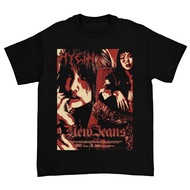 HYEIN NEW JEANS T-SHIRT REGULAR BLACK VINTAGE TEE UNISEX TOP BAND CLOTHES