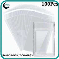 APPEAR 100 Sheets PSA BGS Slab Sleeve, Waterproof Transparent PSA BGS Card Brick Film,  Strong Durab