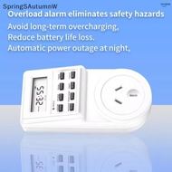 [SprW] Electronic Digital Timer Socket EU/UK/US/AUPlug 24 Hour Cyclic Kitchen Timer Outlet Programma