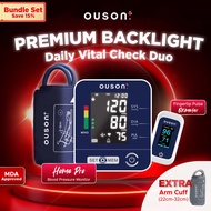 OUSON Blood Pressure Monitor Oximeter Pulse Oximeter Bp Blood Pressure Mesin Tekanan Darah Tinggi