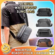 CC CONCEPT Waterproof Man Men Sling Bag PU Messenger Bag Crossbody Bag Shoulder Bag Beg Silang Beg S