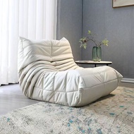Caterpillar Sofa Beige Ergonomic Lounge Sofa Reading Chair Togo Lazy Caterpillar Replica Chair Floor