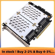 PH46-2 Dual-Disk SFF8639 U.2 NVME and 2.5-Inch Hard Drive to PCIE4.0 Split Card