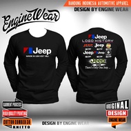 Kaos jeep tshirt polo shirt Offroad 4x4 4WD wrangler rubicon JK willys CJ7 jeep lg