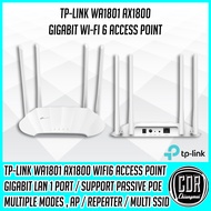 TP-LINK ไวไฟแอคเซสพอยต์ TL-WA1801 AX1800 Gigabit Wi-Fi 6 Access Point [รับประกันตลอดอายุการใช้งาน]