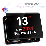 For Magnetic Privacy Filter Screen Protector For New iPad Pro 11 (2024) M4 A2837 Pro 13 A2926 A2925 
