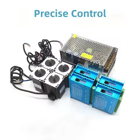 Nema23 57mm Closed Loop Stepper Motor with Encoder HB808C Driver 1.2/2/3Nm 2 Phase Easy Servo Motor