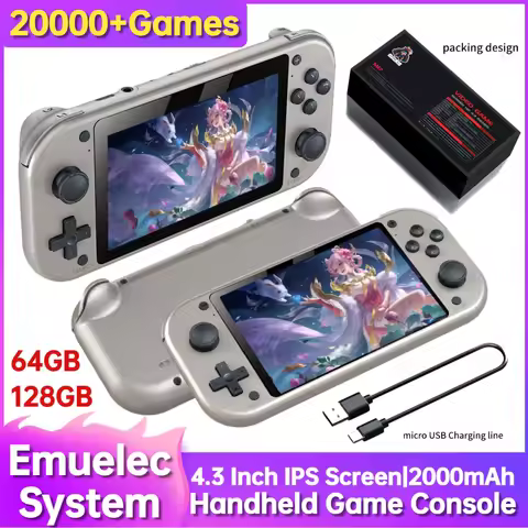 M17 Retro Game Handheld Game Player 4.3 Inch 480*272 LCD Screen Retro Video Game Console Emuelec Bui
