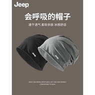 Jeep jeep Hat Men's Head Cap Summer Cold Cap Thin Pullover Cap Men's Breathable Sweat-Absorbent Spor