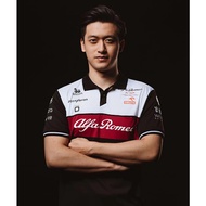 2025 New F1 Racing Suit + Alfa Romeo Racing  F1 Jersey + Summer Men&Women Short Sleeve Polo Shirt