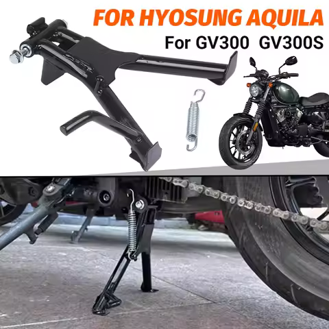 For HYOSUNG Aquila GV300S GV300 GV 300 S GV 300S Motorcycle Accessories Middle Bracket Kickstand Cen